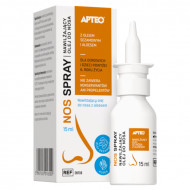 Nos Spray Nawilżający olej do nosa APTEO CARE, 15 ml