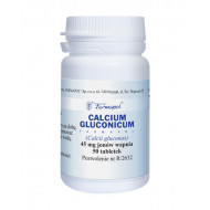 Calcium gluconium, 50 tabletek